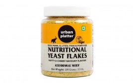 Urban Platter Nutritional Yeast Flakes Nutty & Chessy Savoury Flavour  Plastic Jar  100 grams